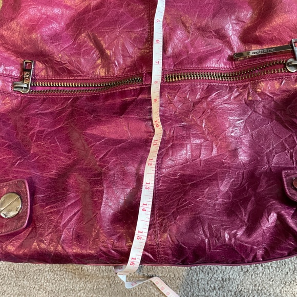 Matt & Nat cranberry pink crinkle vegan bag - Picture 6 of 6